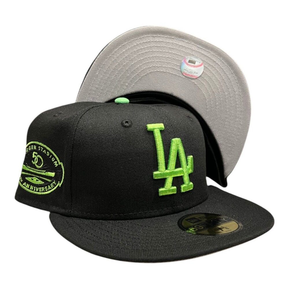 New Era Los Angeles Dodgers 59FIFTY Hat Dr Dre Chronic 2001 Pack Black